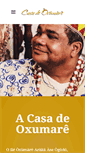 Mobile Screenshot of casadeoxumare.com.br